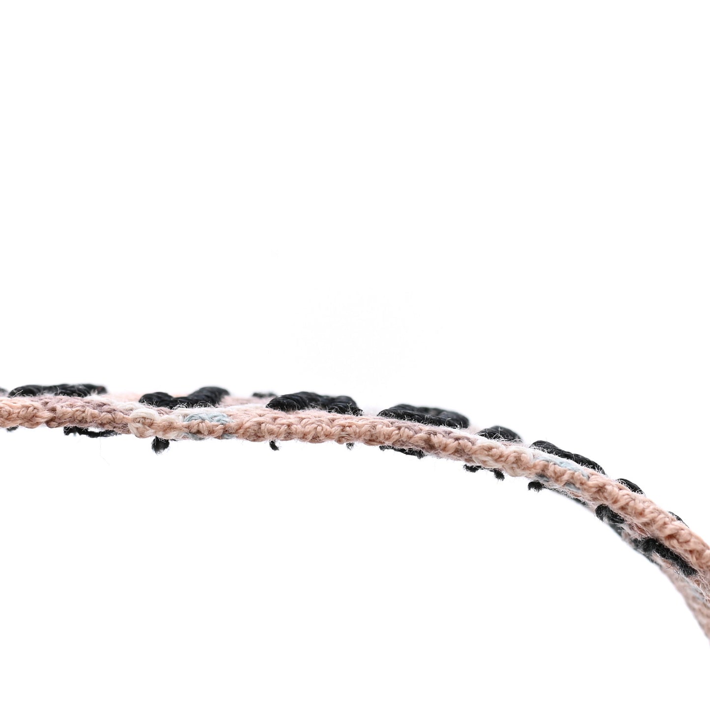 Woven Cotton J'Adior Friendship Bracelet Blue Nude