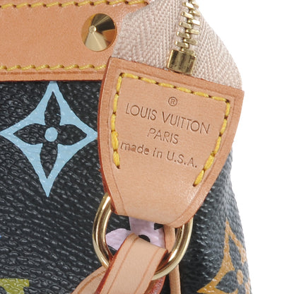 Louis Vuitton Monogram Multicolor Pochette Accessories Black 5 of 8