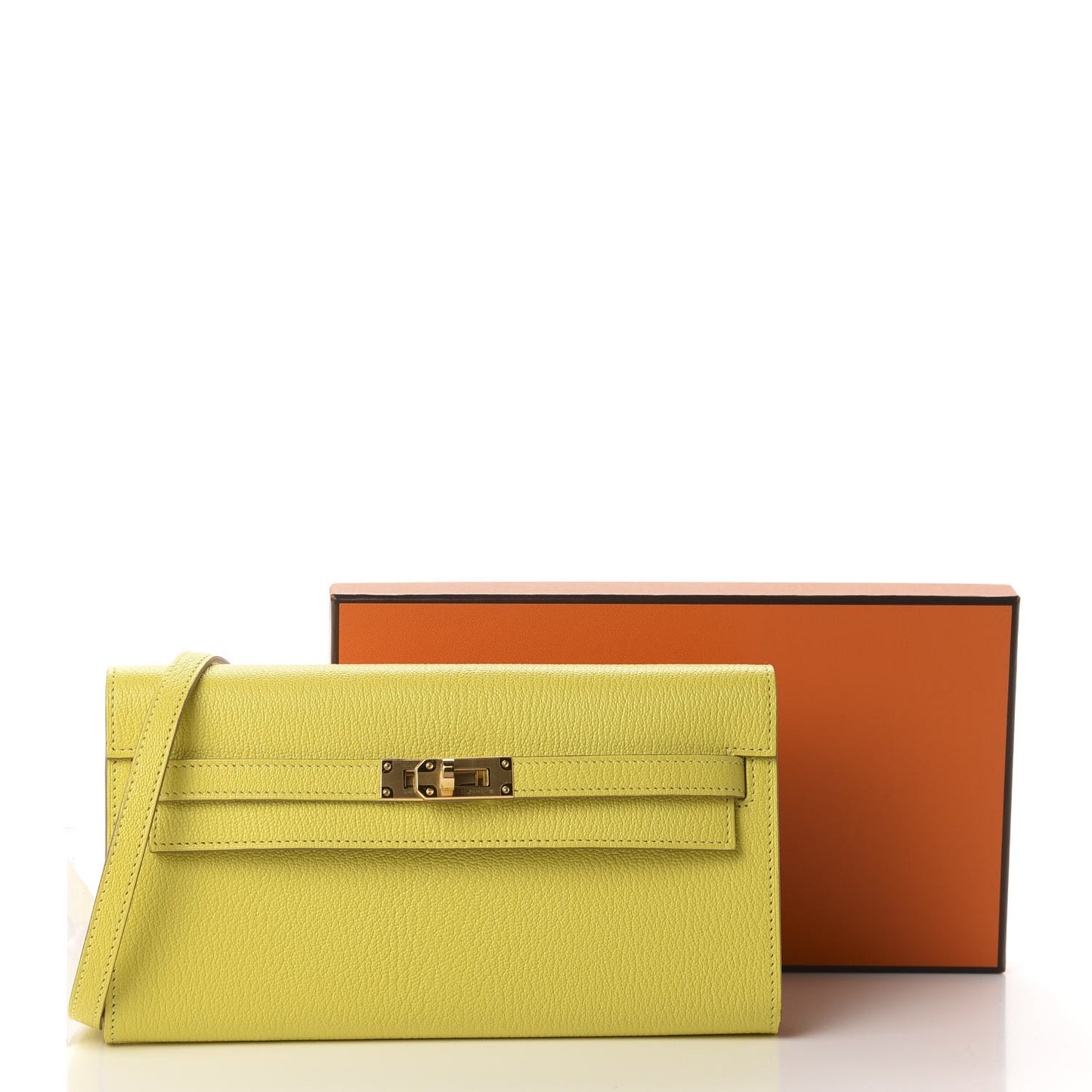 Chevre Mysore Kelly Wallet To Go Lime