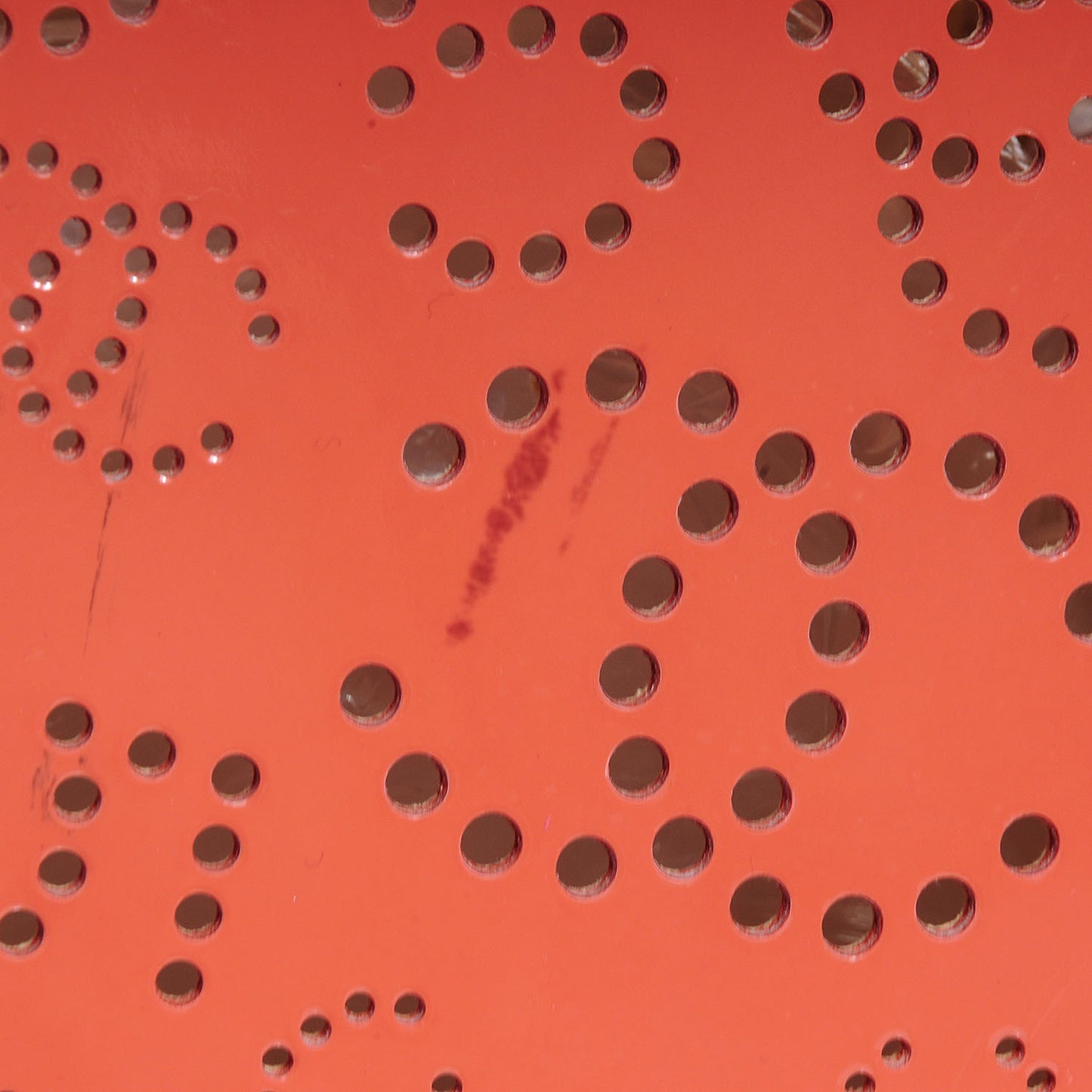 Patent Perforated CC N°5 Tote Coral