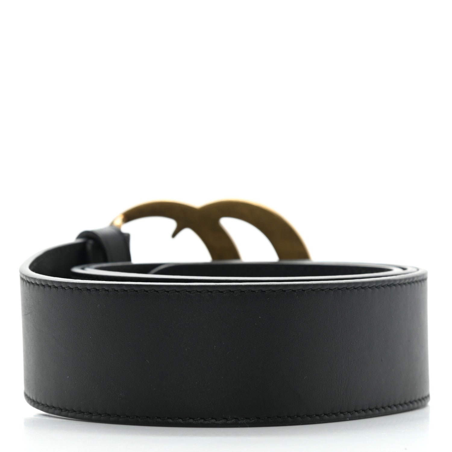 Gucci Calfskin Double G 40mm Belt 80 32 Black 2 of 5
