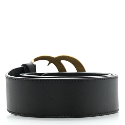 Gucci Calfskin Double G 40mm Belt 80 32 Black 2 of 5
