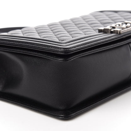 Chanel Caviar Quilted New Medium Boy Flap Black 6 of 11