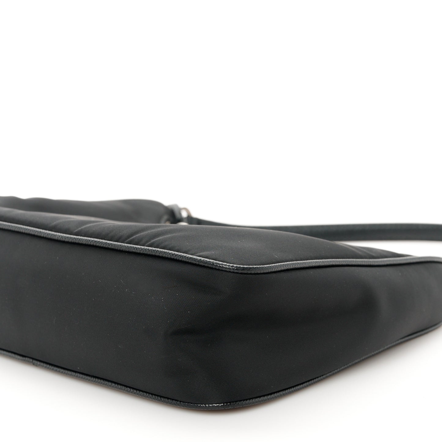 Tessuto Nylon Saffiano Mini Re-Edition 2005 Bag Black