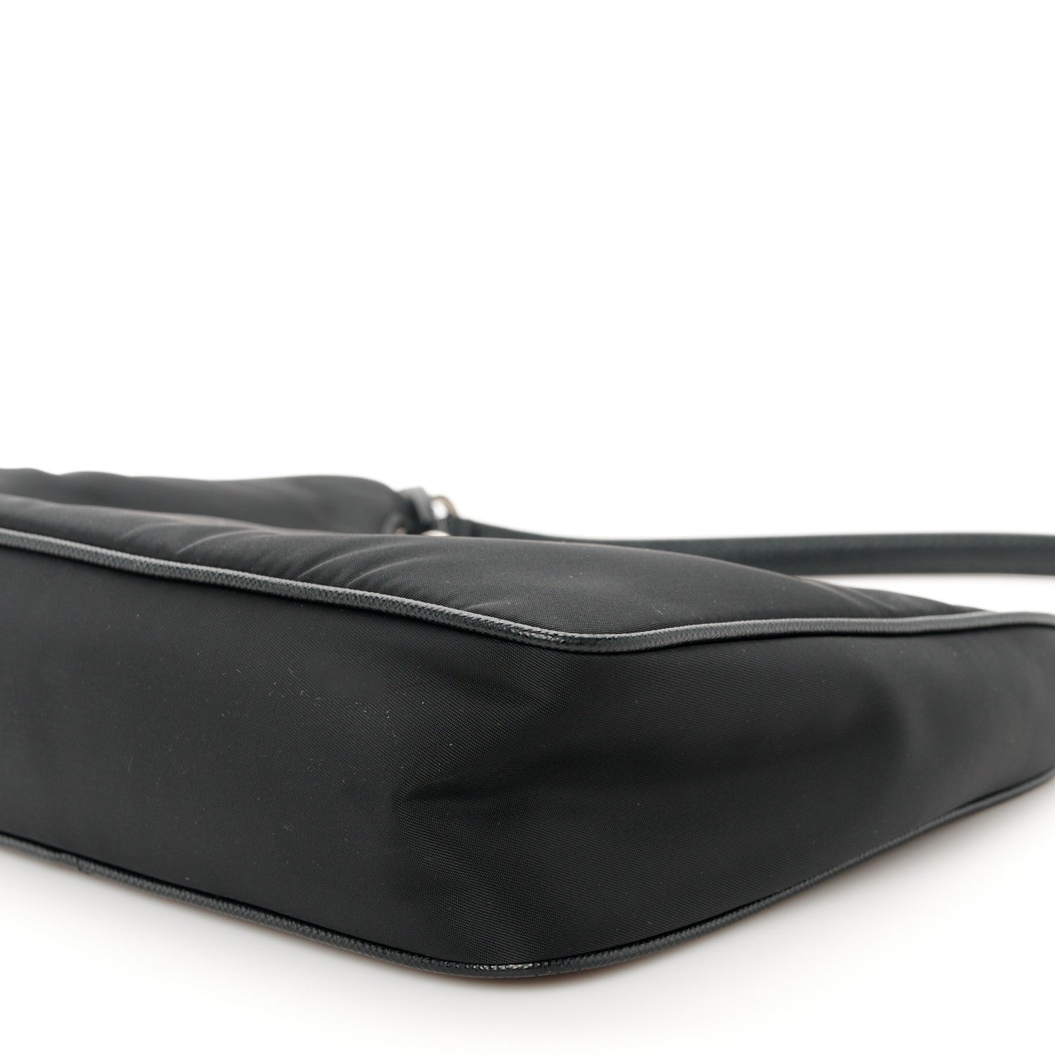 Prada Tessuto Nylon Saffiano Mini Re-Edition 2005 Bag Black 12 of 12