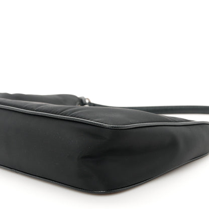 Prada Tessuto Nylon Saffiano Mini Re-Edition 2005 Bag Black 12 of 12