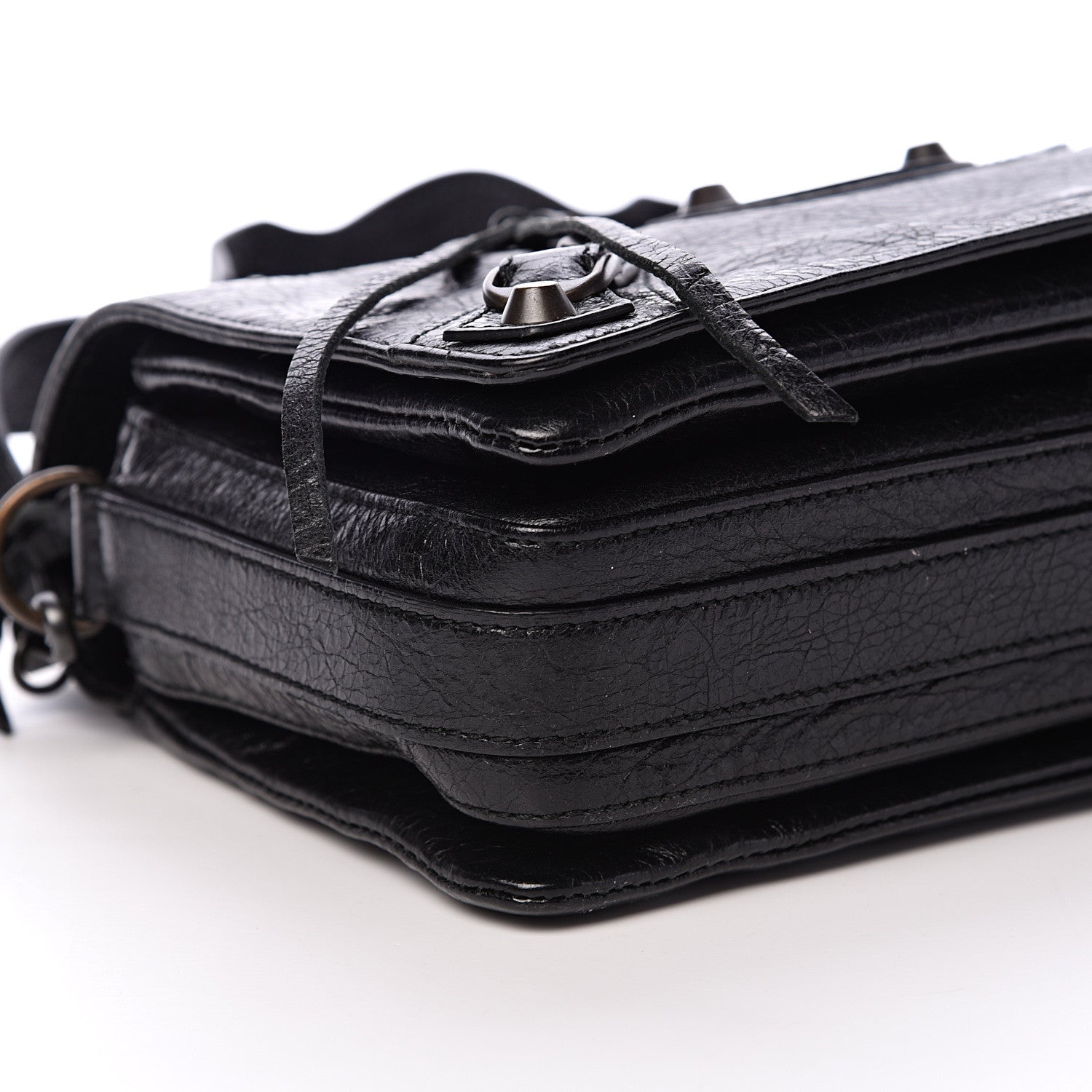 Balenciaga Agneau Classic Hardware Tool Kit Crossbody Black 10 of 11