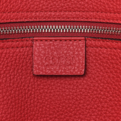 Gucci Soft Calfskin Medium Jackie Top Handle Bag Hibiscus Red 6 of 13