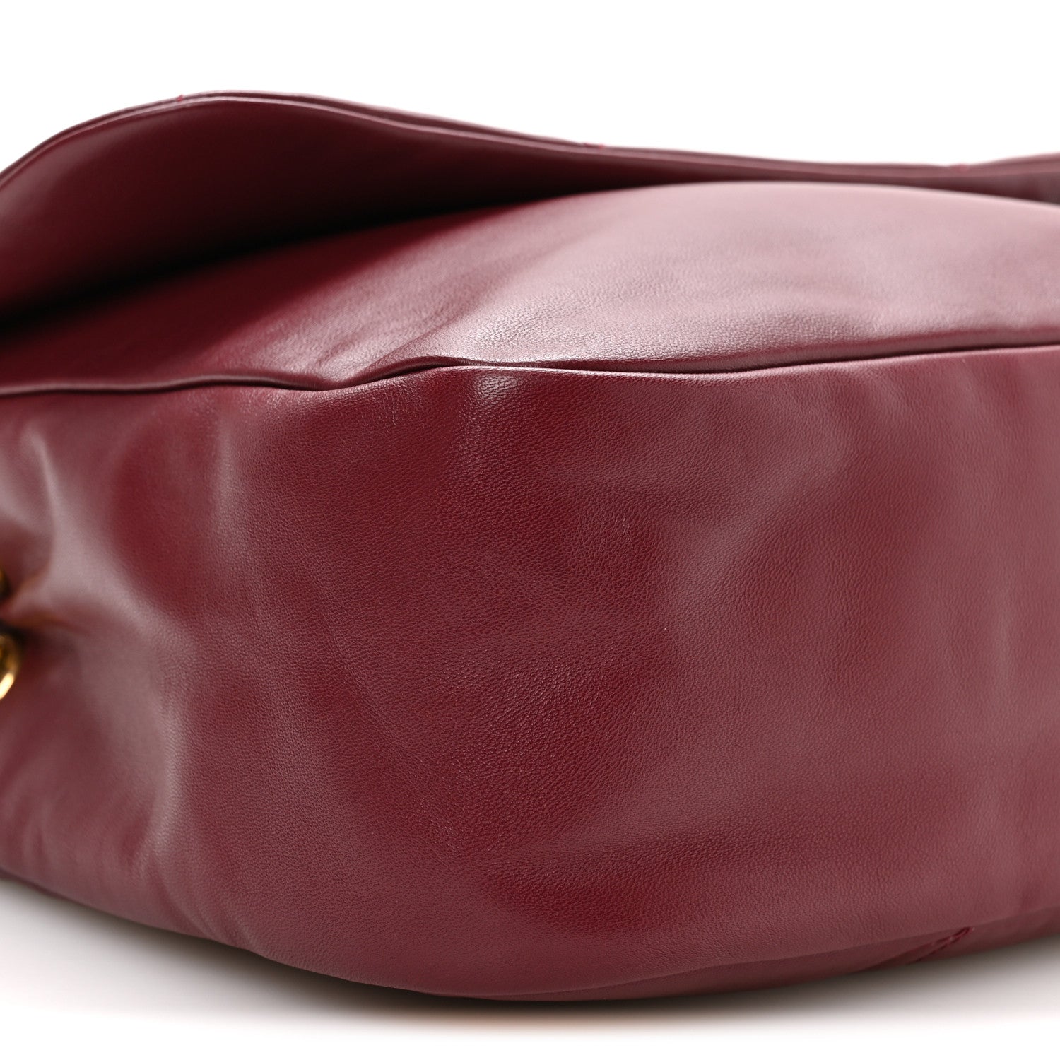 Saint Laurent Lambskin Matelasse Monogram Medium Jamie 4.3 New Dark Bordeaux 9 of 10