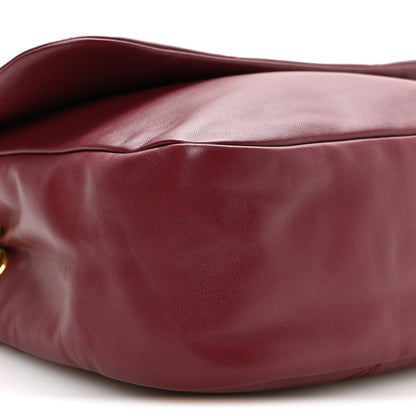 Saint Laurent Lambskin Matelasse Monogram Medium Jamie 4.3 New Dark Bordeaux 9 of 10