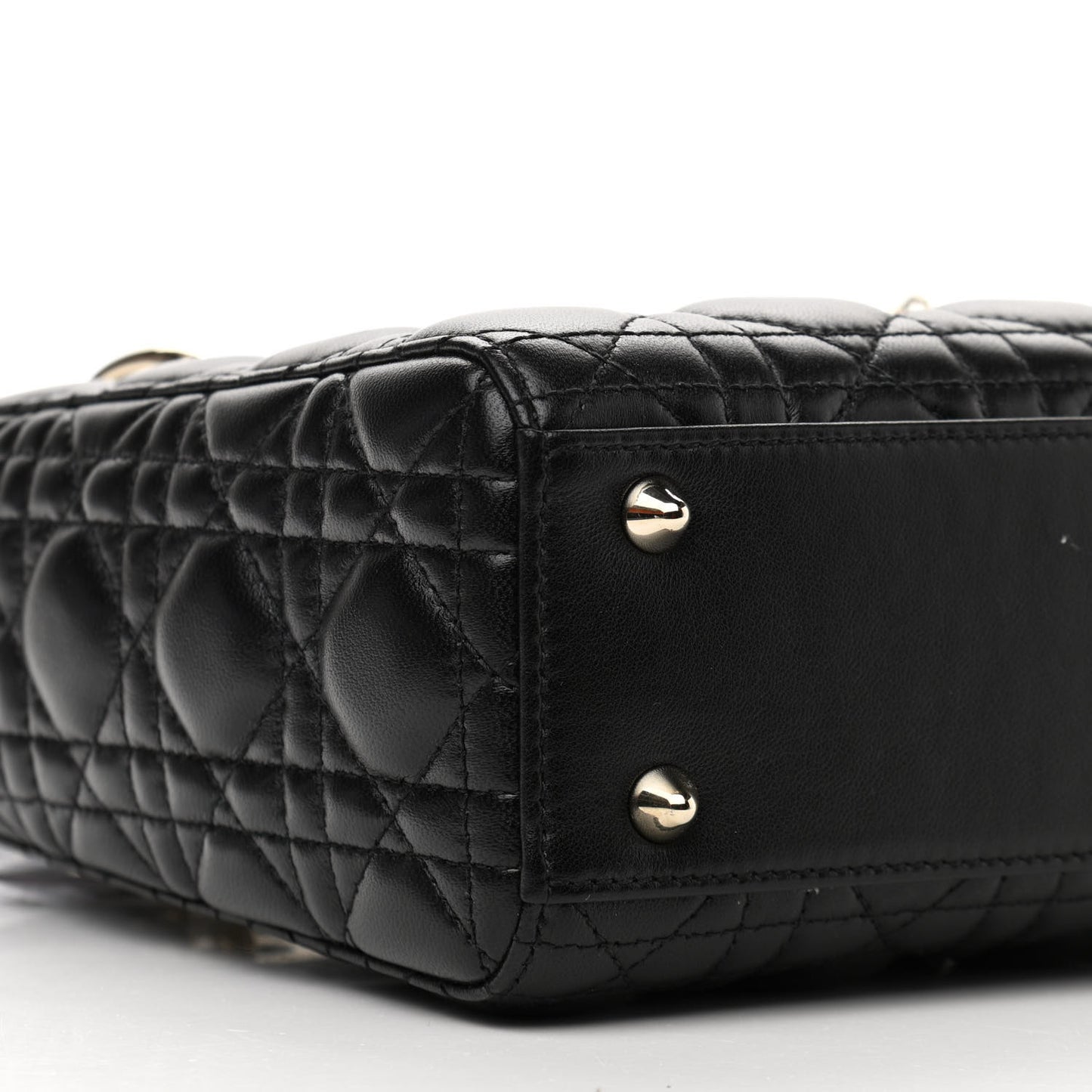 Lambskin Cannage Small My ABCDior Lady Dior Black