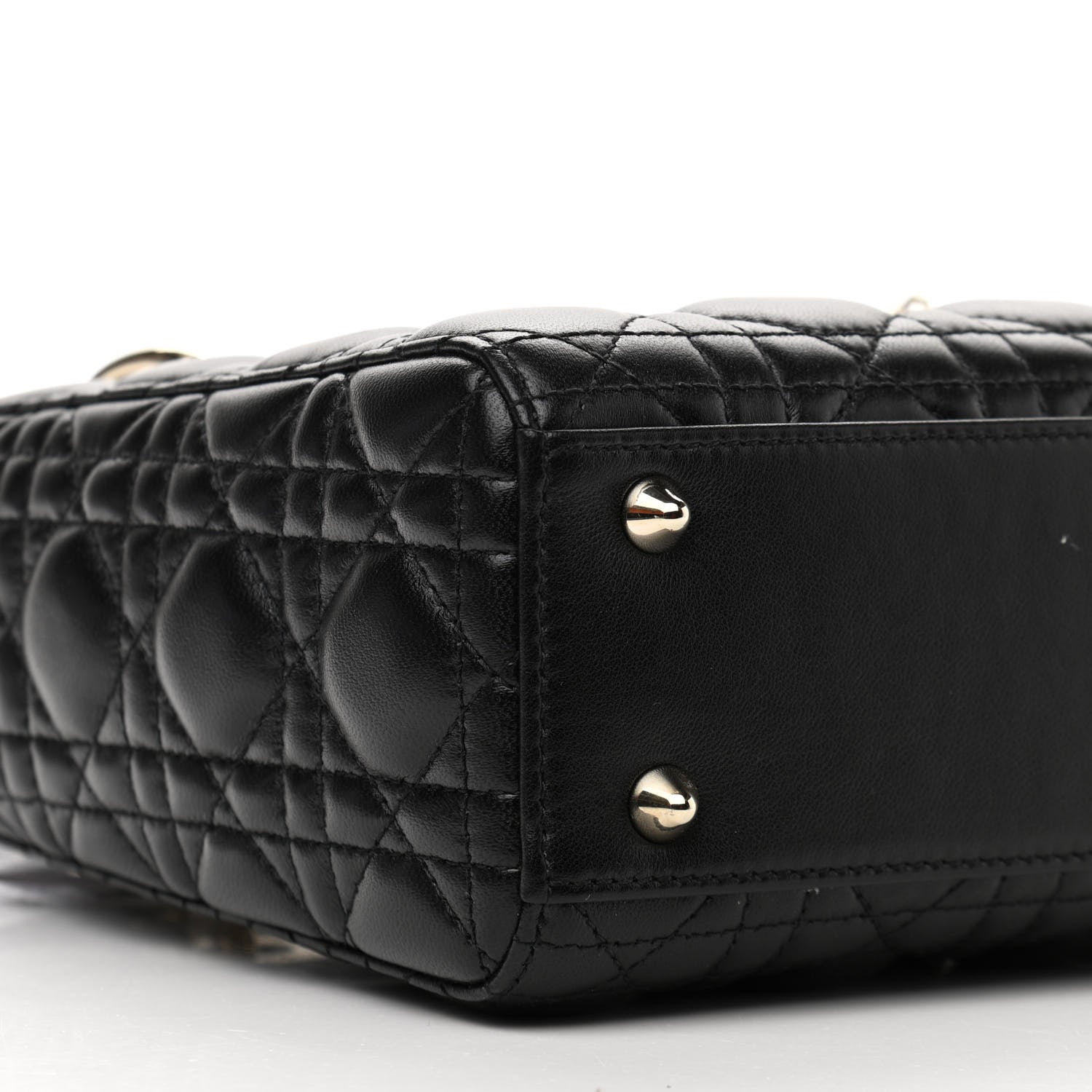 Christian Dior Lambskin Cannage Small My ABCDior Lady Dior Black 8 of 10