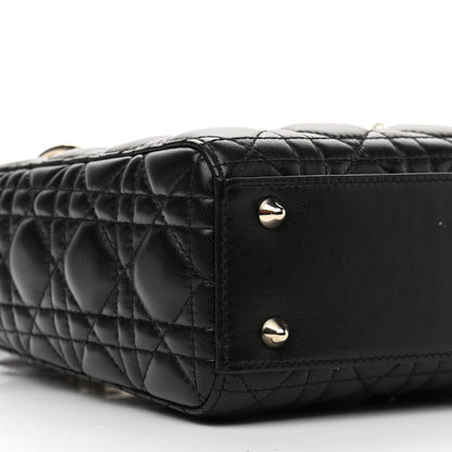 Christian Dior Lambskin Cannage Small My ABCDior Lady Dior Black 8 of 10