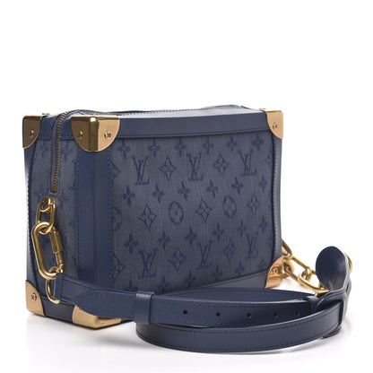 Louis Vuitton Denim Monogram Soft Trunk Navy 3 of 9