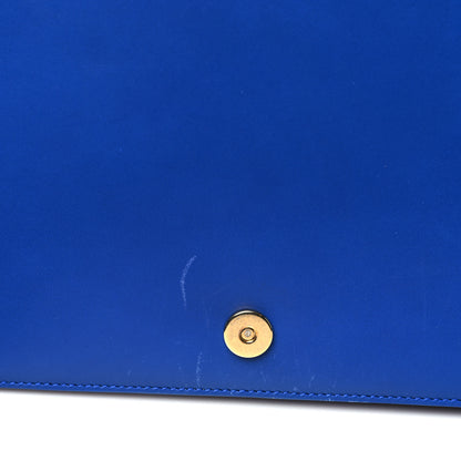 Saint Laurent Smooth Calfskin Medium Classic Monogram Universite Bag Royal Blue 12 of 16