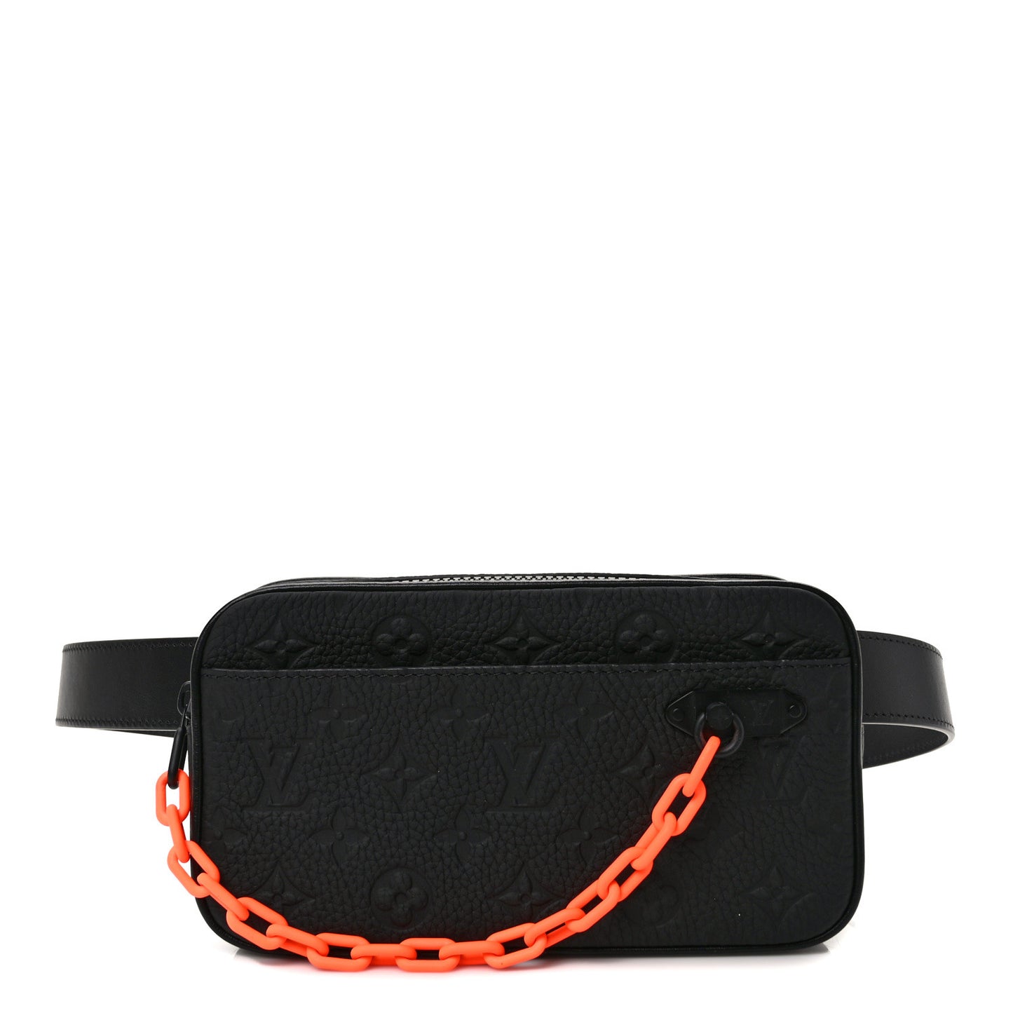 Taurillon Monogram Uniformes Solar Ray Soft Pochette Volga Belt Bag Black