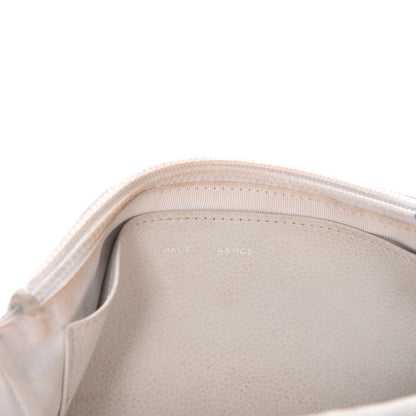 Chanel Caviar Half Moon Wallet On Chain WOC White 6 of 9