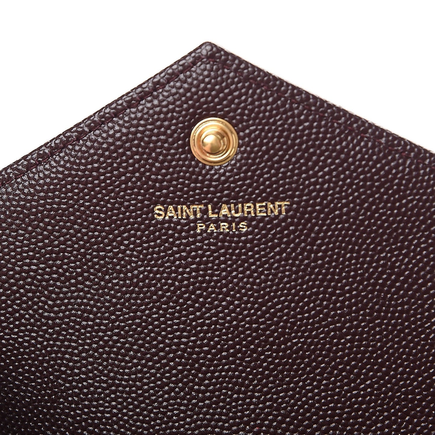 Grain De Poudre Matelasse Chevron Monogram Chain Wallet Amaranto