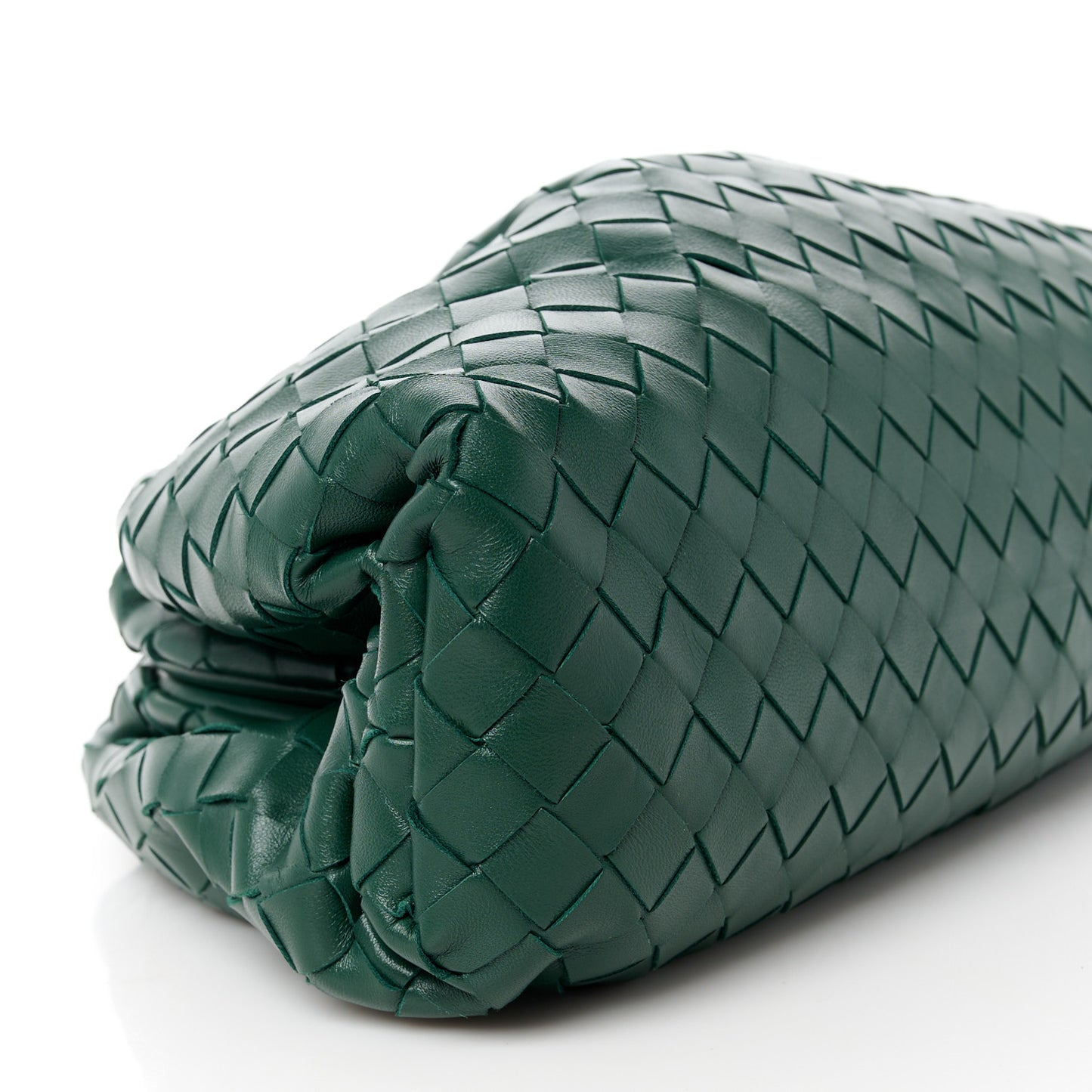 Nappa Maxi Intrecciato The Pouch Oversized Clutch Raintree