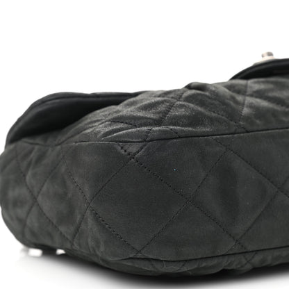Chanel Iridescent Calfskin Large Chic Quilt Flap Black 9 of 11