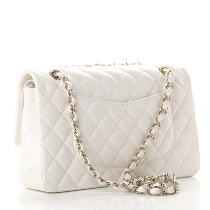 Chanel Caviar Quilted Medium Double Flap White 3 of 11