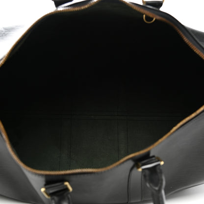 Louis Vuitton Epi Keepall 45 Black 5 of 20