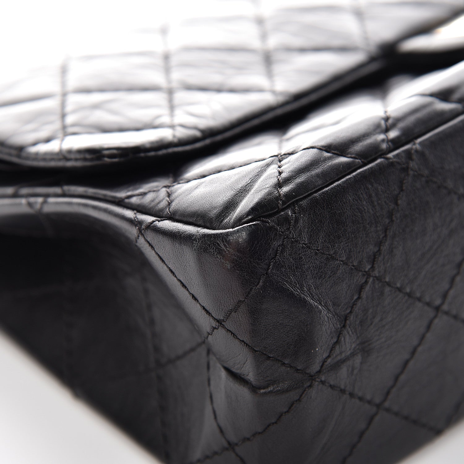Chanel Aged Calfskin Quilted 2.55 Reissue 226 Flap Black 12 of 16