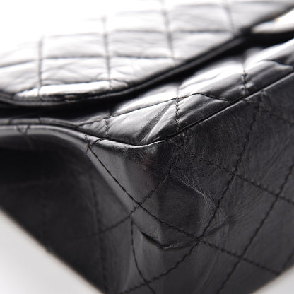 Chanel Aged Calfskin Quilted 2.55 Reissue 226 Flap Black 12 of 16