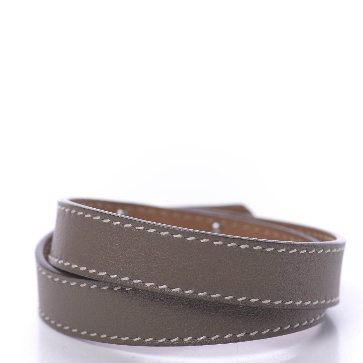 Hermes Swift Kelly Double Tour Bracelet T2 Etoupe 3 of 7