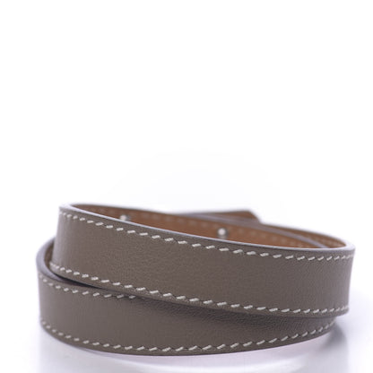 Hermes Swift Kelly Double Tour Bracelet T2 Etoupe 3 of 7