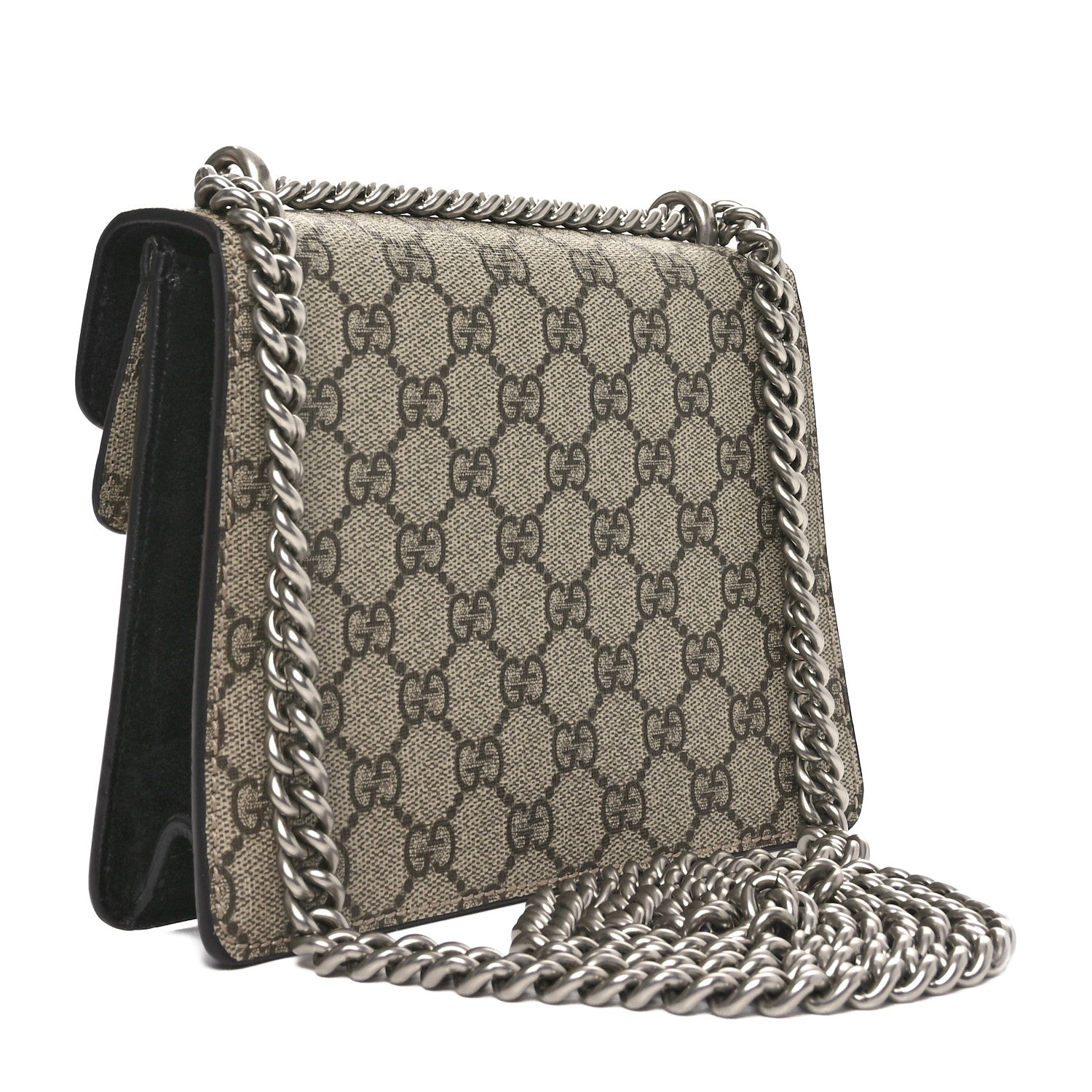 Gucci GG Supreme Monogram Mini Dionysus Shoulder Bag Black 2 of 11