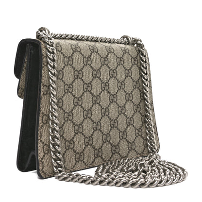 Gucci GG Supreme Monogram Mini Dionysus Shoulder Bag Black 2 of 11