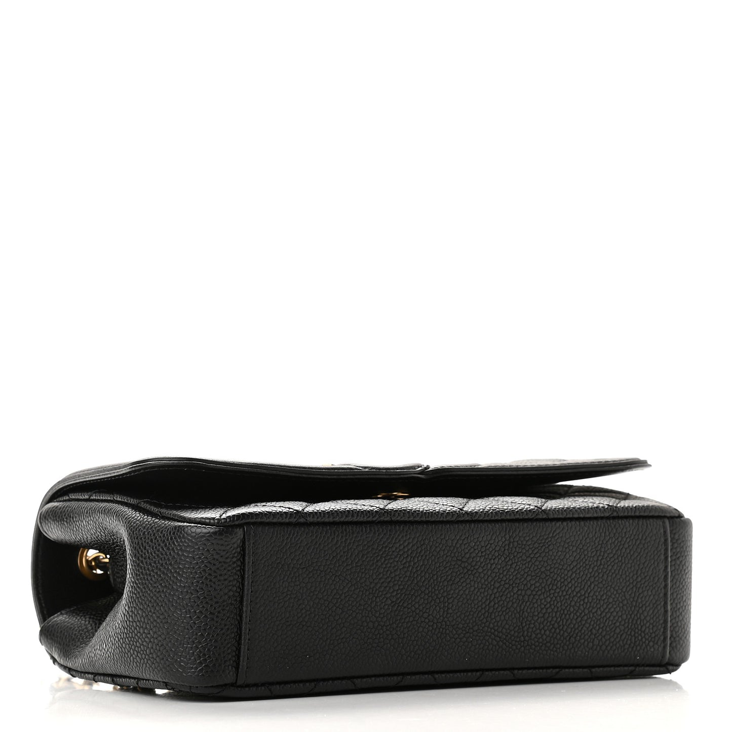 Caviar Quilted Small CC Filigree Flap Black