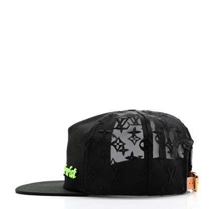 Louis Vuitton Monogram Mesh Cotton Tourist Cap 58 Black 4 of 11