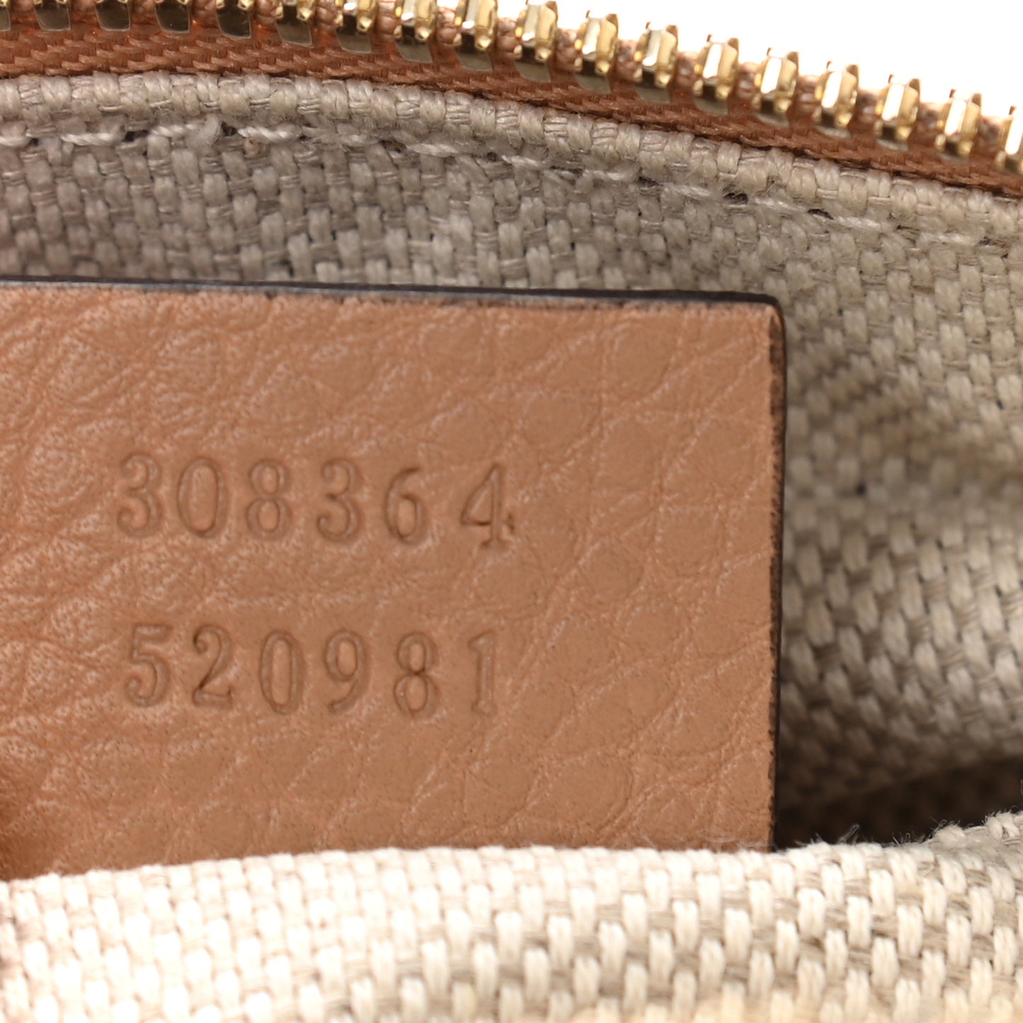 Pebbled Calfskin Small Soho Disco Bag Camelia