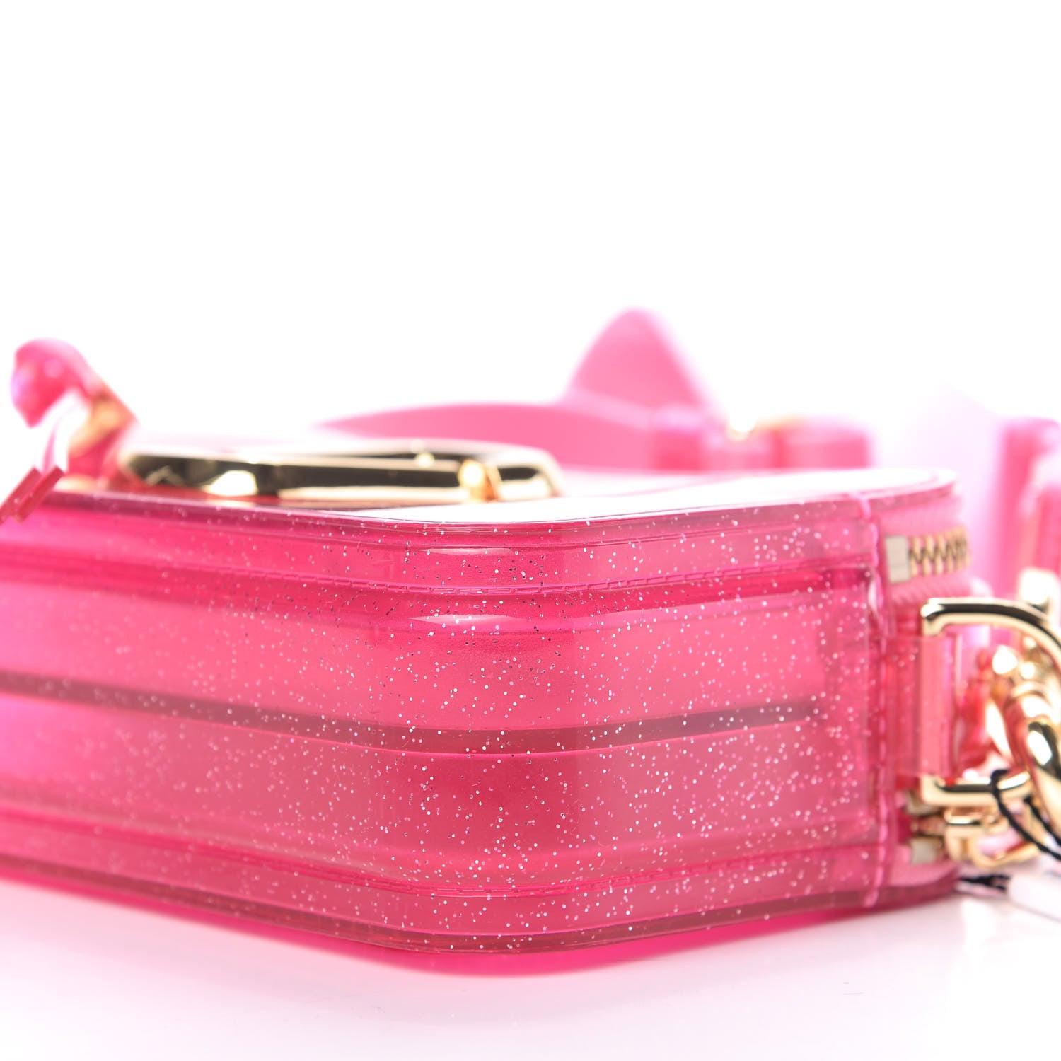 Marc Jacobs Jelly Glitter Small Snapshot Camera Bag Pink 8 of 10