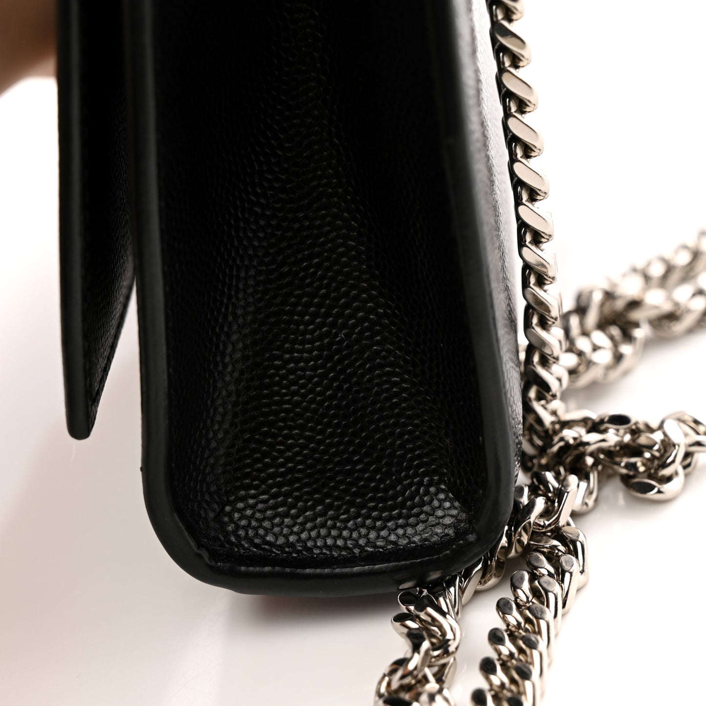 Grain De Poudre Small Monogram Kate Satchel Black