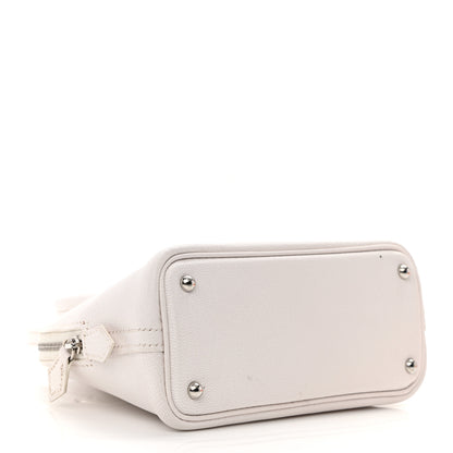 Hermes Chevre Mysore Mini 1923 Bolide White 3 of 12