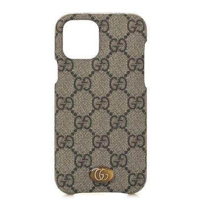 Gucci GG Supreme Monogram Ophidia iPhone 12/12 Pro Case 1 of 6