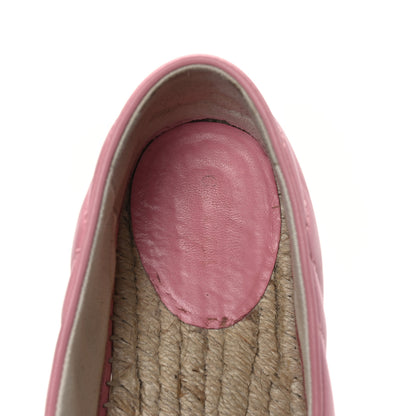 Gucci Nappa Matelasse GG Marmont Espadrilles 36 Wild Rose 7 of 9