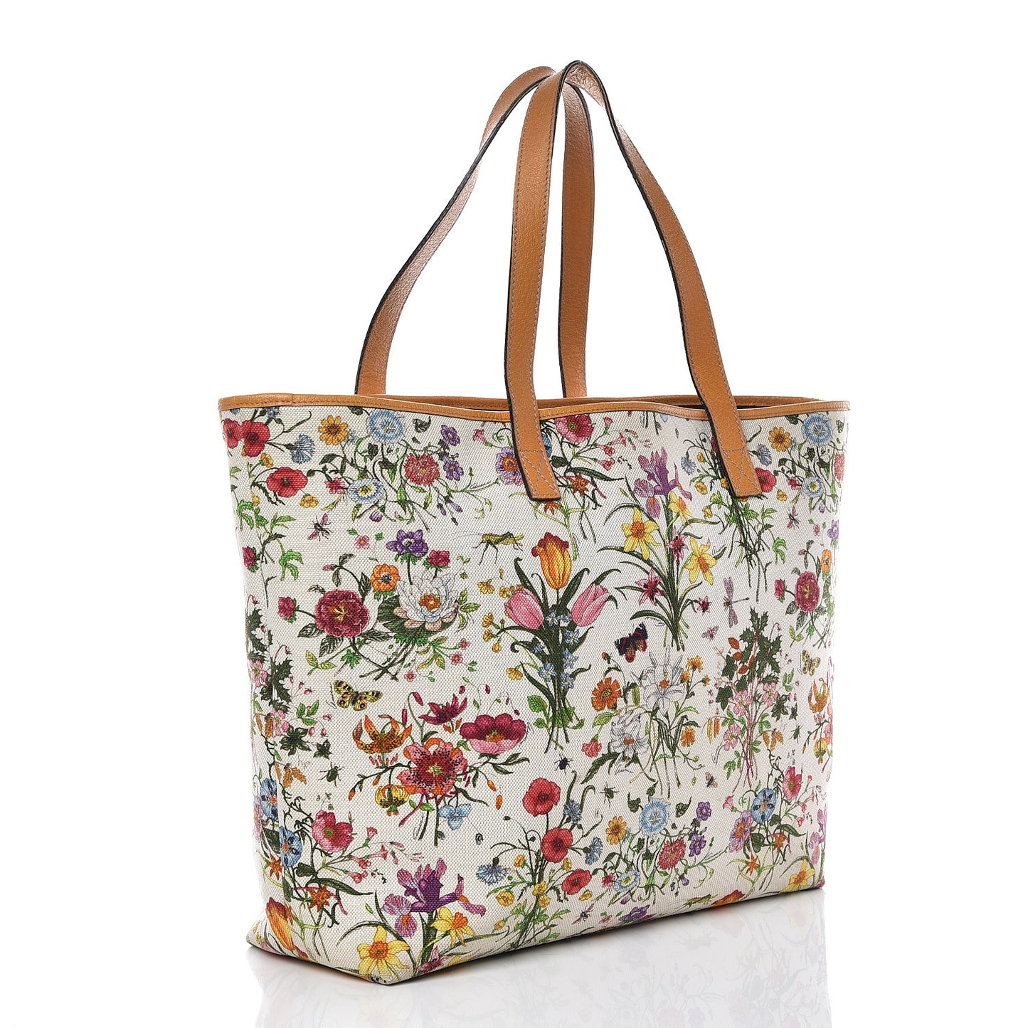 Canvas Large Floral Flora Joy Tote Yellow