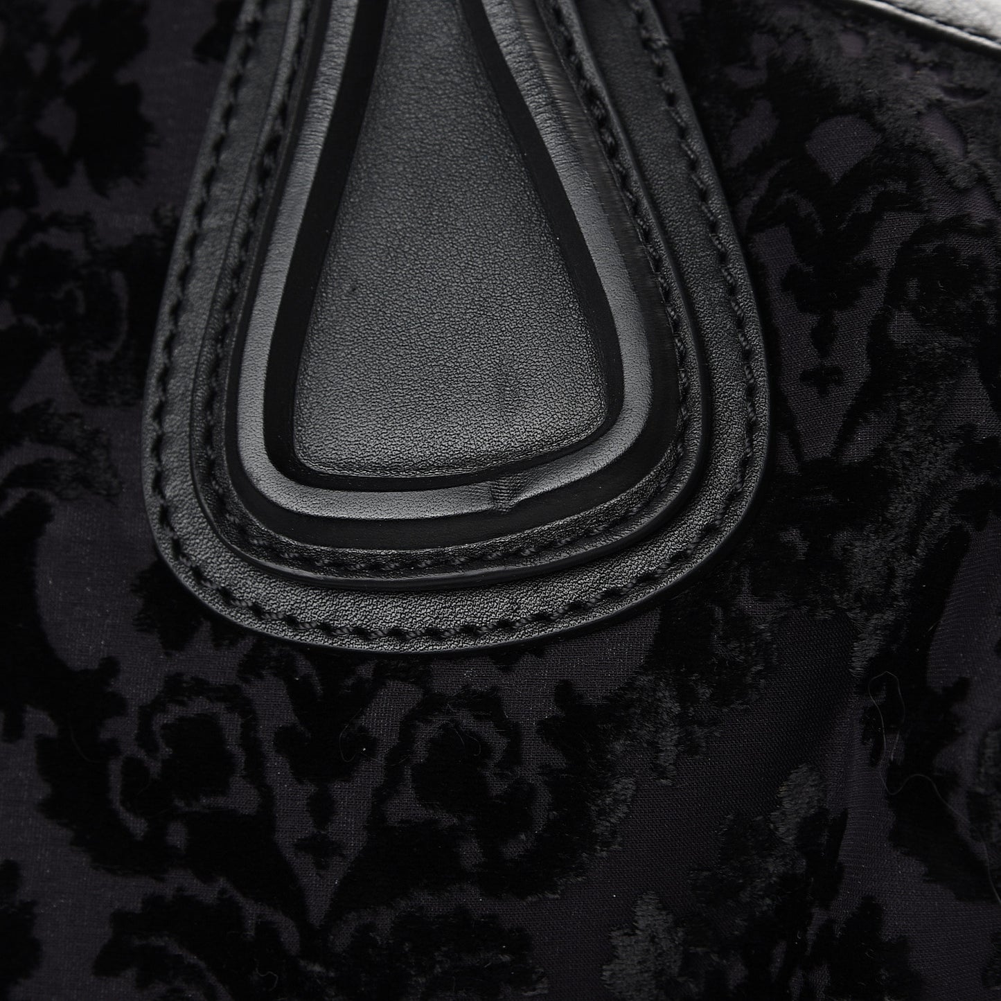 Calfskin Velvet Devore Medium Nightingale Black