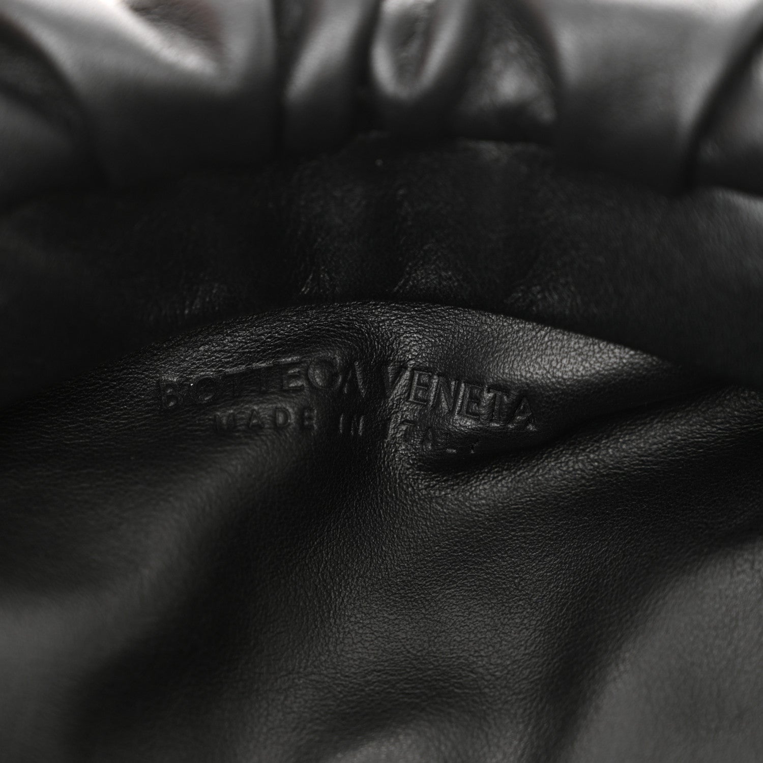 Bottega Veneta Calfskin The Pouch Chain Black 6 of 10