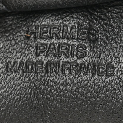 Hermes Milo Lambskin Grigri Rodeo Horse Bag Charm PM So Black 4 of 5