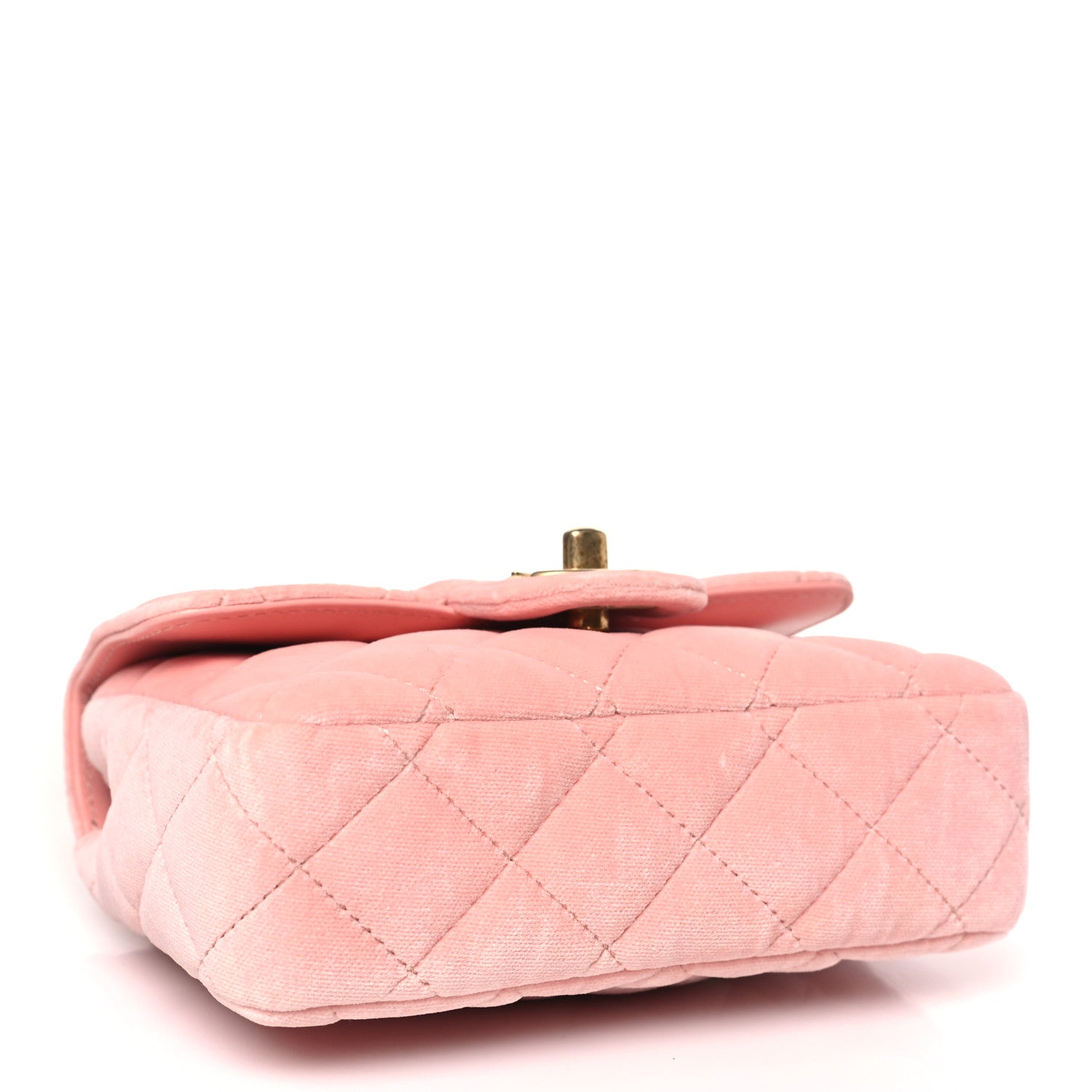 Chanel Velvet Enamel Mini Flap Light Pink 4 of 10