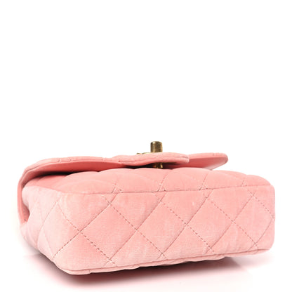 Chanel Velvet Enamel Mini Flap Light Pink 4 of 10