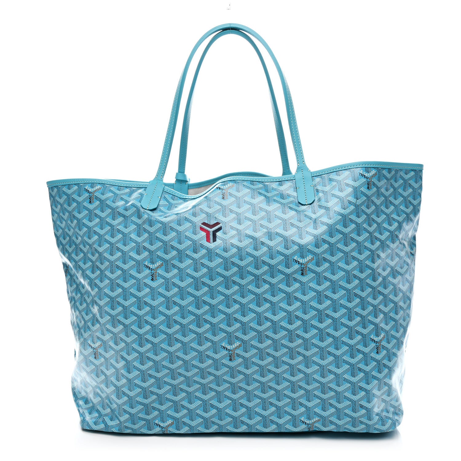 Goyard Goyardine Saint Louis GM Balise Beach Towel Set Turquoise 1 of 12