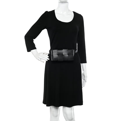 Bottega Veneta Nappa Maxi Intreccio The Belt Cassette Bag Black 2 of 8