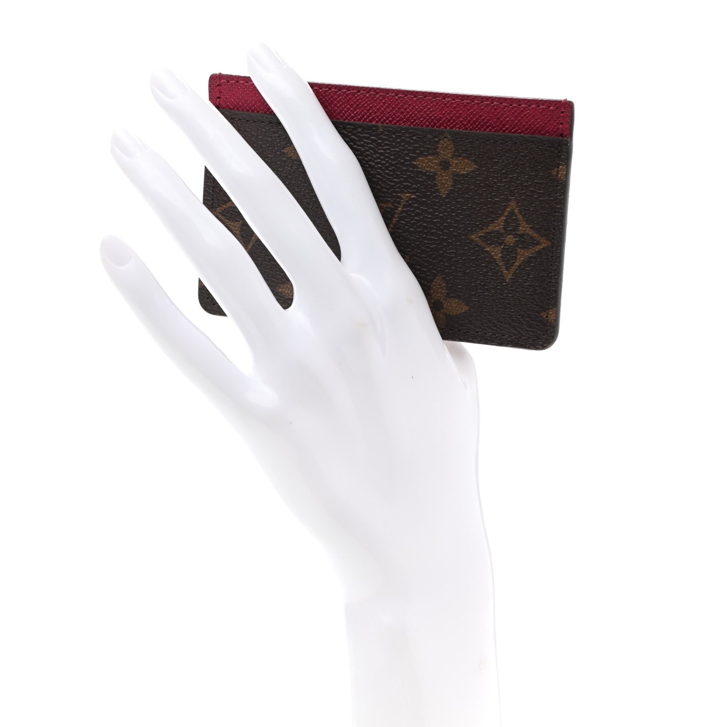 Monogram Card Holder Fuchsia