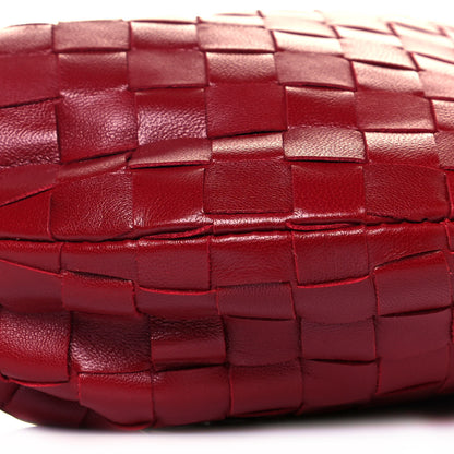 Bottega Veneta Nappa Intrecciato Mini Jodie Dark Red 8 of 9